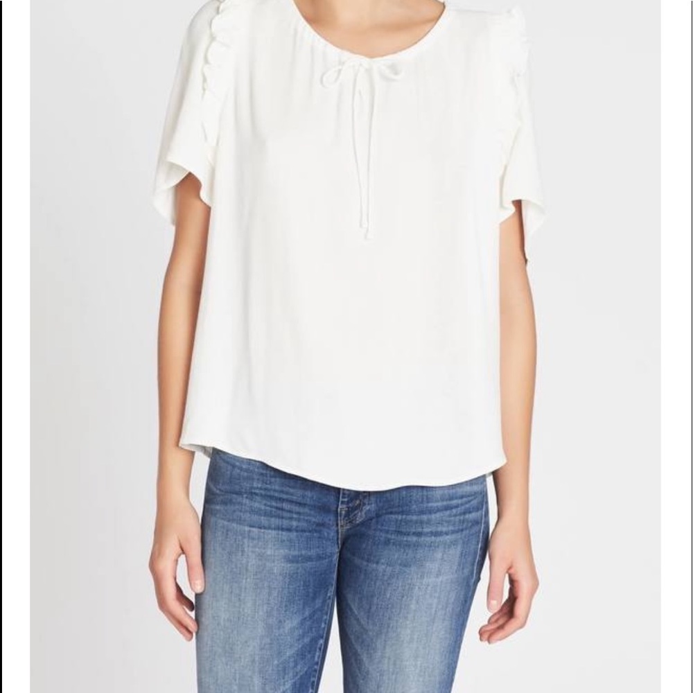 Frame Ruffle Raglan Top - Picture 2 of 7